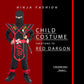 Satkull Ninja Costume For Boys&Girls Halloween Deluxe Costume With Ninja Foam Accessories Toys Set For Kids(Kids-L)