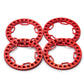 QUE-T 1.9'' Beadlock Wheel Ring, 4pcs Replacement Wheel Ring for 1/10 RC Crawler Axial SCX10 90046 TRX4