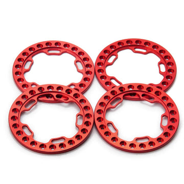QUE-T 1.9'' Beadlock Wheel Ring, 4pcs Replacement Wheel Ring for 1/10 RC Crawler Axial SCX10 90046 TRX4