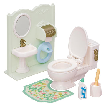 Calico Critters Toilet Set Multicolor