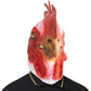 PartyHop Rooster Mask Animal Latex Full Head Realistic Masks Chicken Fancy Dress for Halloween Carnival Costume Party