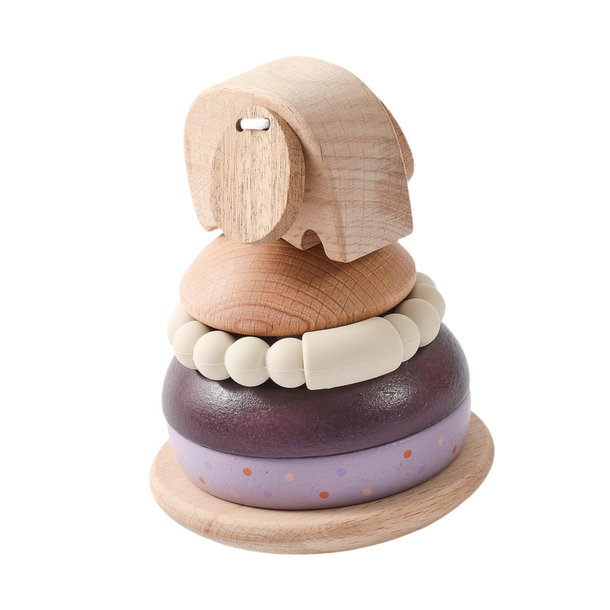 Trendivibe Wooden Stacking Blocks Fine Motor Preschool Stacking Game For Boy Girls Gift B| Baby Learning Toy | Infant Activity T