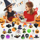 60 Pcs Halloween Mochi Squishy Toys,Mini Cute Squeeze Toy Stress Reliever Anxiety Packs For Kid (Halloween) (Halloween)