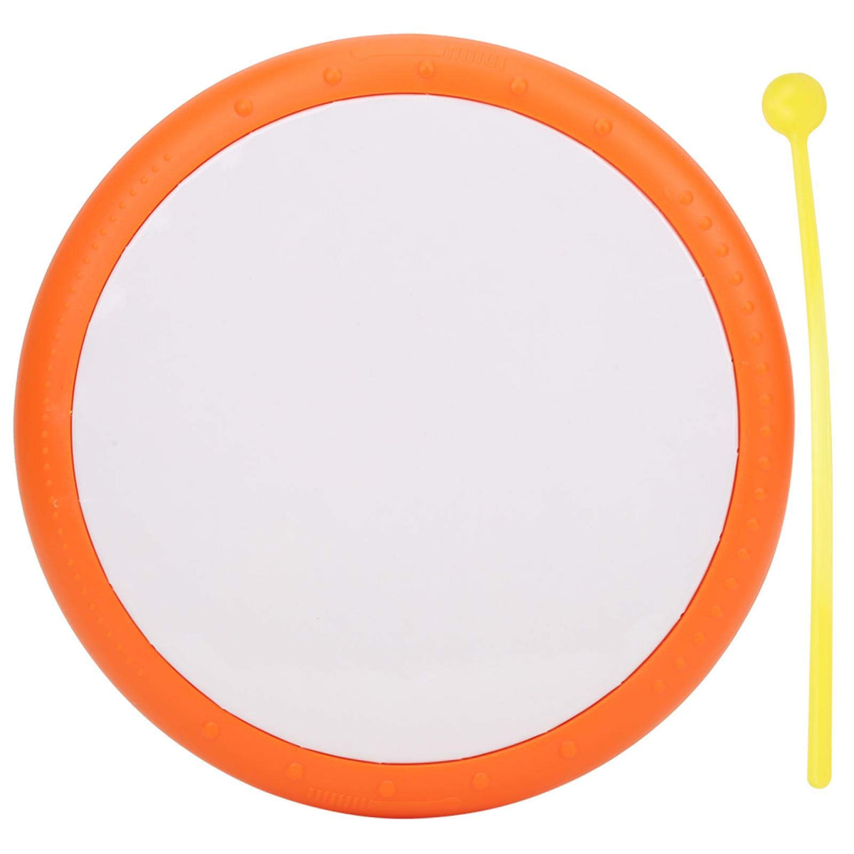 Excluzo Tambourine With Drumstick, Professional Technology Bright Sound Tambourine Drum, For Children Interest Development Intel