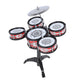 Excluzo 1 Set Of Children Drum Set Beginners Practice Drum Simulation Drum Set For Kids