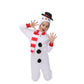 Wizland Kids Snowman Onesie One Piece Costume Unisex Christmas Costume Winter Fleece One-Piece Snowman 12-14