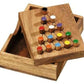 Winshare Puzzles Last Fighter Tricky Triangle IQ Puzzle Game - Wooden Brain Teaser, Model 104, Varies Color