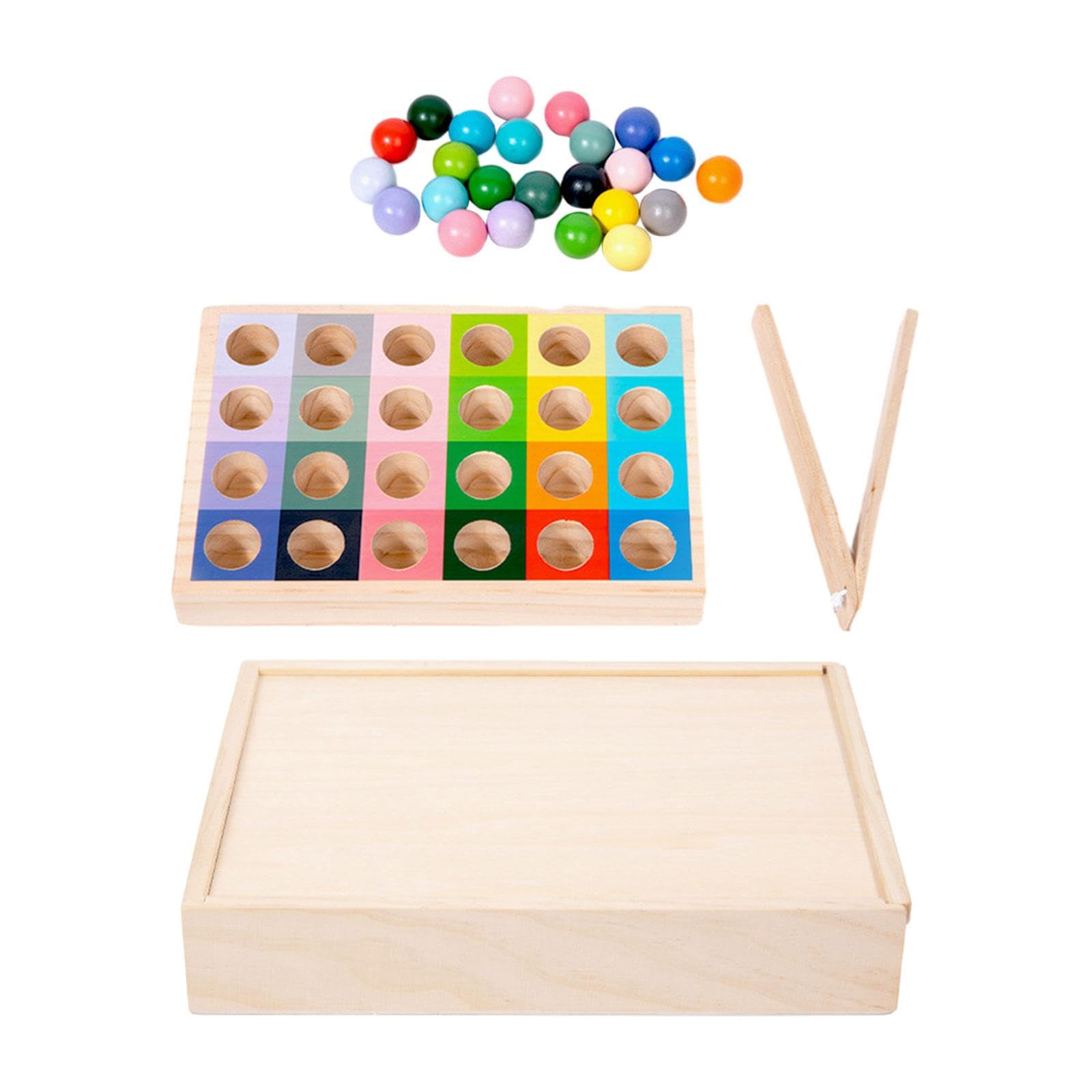 Atorse Rainbow Color Matching Toy Fine Motor Skills Early Learning Wooden Peg Board|Toys & Hobbies | Educational | Other Educati