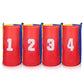 4Pcs Outdoor Games Potato Sack Race Bags For Kids And Adults, Lawn Games For Outside Backyard Field Day Picnic 4Th Of July Activ