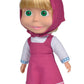 Masha And The Bear Simba 109301074 Shake&Sound, Soft Standing Doll In Standard Outfit, As Soon As You Shake The Doll Or Throw It