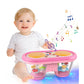 Jhoprcin Baby Toys for 6 to 12 Months: 7 Models Pink Rotating Light Up Drum Musical Instruments for 12-18 Months Kids  Tummy Time Toys for Baby 0-3-6-9 Months  Walker for Boy Girl Gifts