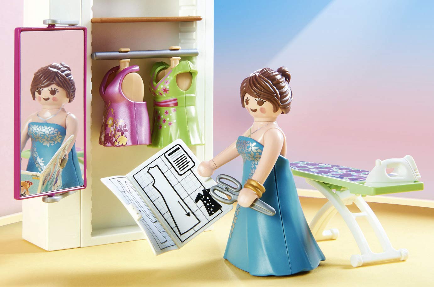 Playmobil Bedroom Furniture Pack with Sewing Corner, Multi, Model 70208, Einheitsgröße, Plastic