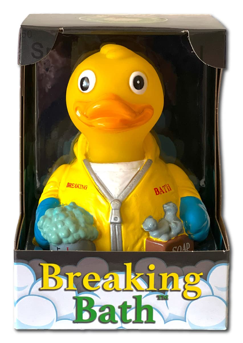 CelebriDucks - Breaking Bath - Floating Rubber Ducks - Collectible Bath Toy Gift for Kids & Adults of All Ages