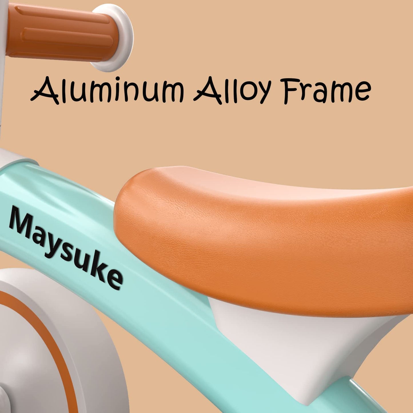 Maysuke Baby Balance Bike Toys for 1 Year Old Boys and Girls Gifts, Toddler Bike 10-24 Month First Birthday Gift with 4 Wheels,