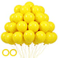 Voircoloria 105Pcs Lemon Yellow Balloons 12Inch Party Latex Balloons For Boys Girls Birthday Baby Shower Gender Reveal Wedding S