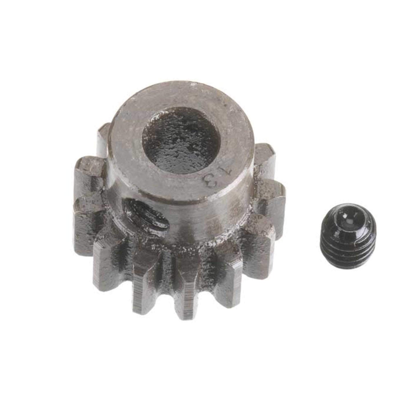 Robinson Racing 1213 Extra Hard High Carbon Steel Motor Pinion Gear, 5Mm Bore, 1.0 Mod Pitch, 13 Tooth