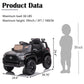 SEGMART 12V Electric Cars for Kids, Official Licensed Toyota Tacoma Ride On Car, Remote Control Truck Kids Electric Vehicle wit