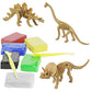 Dino Models, Clay Craft Kit - Dinosaur Arts and Crafts for Kids- Build a Dinosaur Gifts for Boys & Girls - Build 4 Dinos with Ai