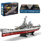 MISINI M6320 Military Series World War II Battleship Building Kit  2228 Teile USS Missouri Battleship  Toy Gift Ship Building Block Set for mature-themed Collection