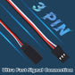 Frienda 15 Pieces Servo Extension Cables Servo Extension Cord Male to Female RC Wire Cable Compatible with RC JR Futaba Car Airp