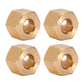 INJORA Brass Wheel Hex Hub 5mm(+1mm) Extenders Adaptor for 1/18 RC Crawler Car TRX4M Upgrade Parts