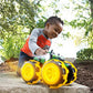 Tomy Monster Treads Lightning Wheels - Deluxe Rainbow Tractor - John Deere Tractor Toys - Light Up Monster Truck Toy With Rainbow Lights And Sounds - Ages 3 Years And Up