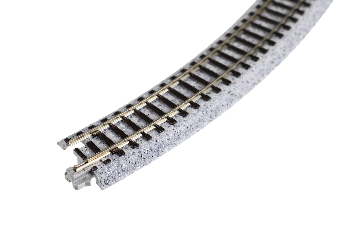 Kato USA Model Train Products Unitrack, 282mm (11'') Radius 45-Degree Curve Track (4-Piece)