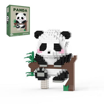 Mjddja Mini Building Blocks- Hanging Panda, Party Favors- Micro Blocks Panda Toy For Kids 6 7 8 9 10+, Mini Blocks Building Sets