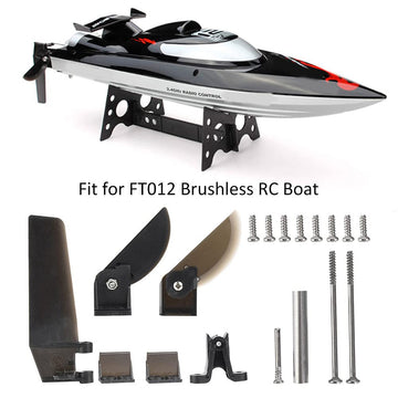 Voluxe Tail Rudder Parts for FT012, Steering Tail Rudder Parts, Steering Vane Tail Rudder Boat Parts Toy Boat Fits for FT012 Bru