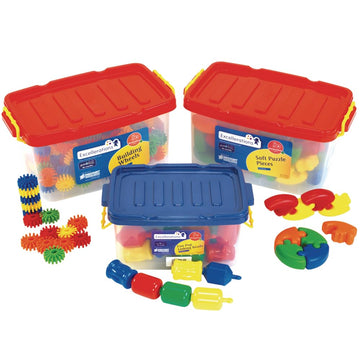 Excellerations Construction Toys, STEM Building Toys, Blocks, Builders, Connection Toys, Ages 18 Months and up, Preschool Manipu