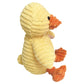 Doindute Corduroy Duck Plush Stuffed Animal, Cute Furry Yellow Duck Toy, Soft Cuddly Plushie Hugger Toy For Boys Girls, Gifts Fo