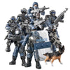 YEIBOBO ! Special Forces Mini Military Action Figure with  and Accessories (Lightning SWAT Team XJ-9902)