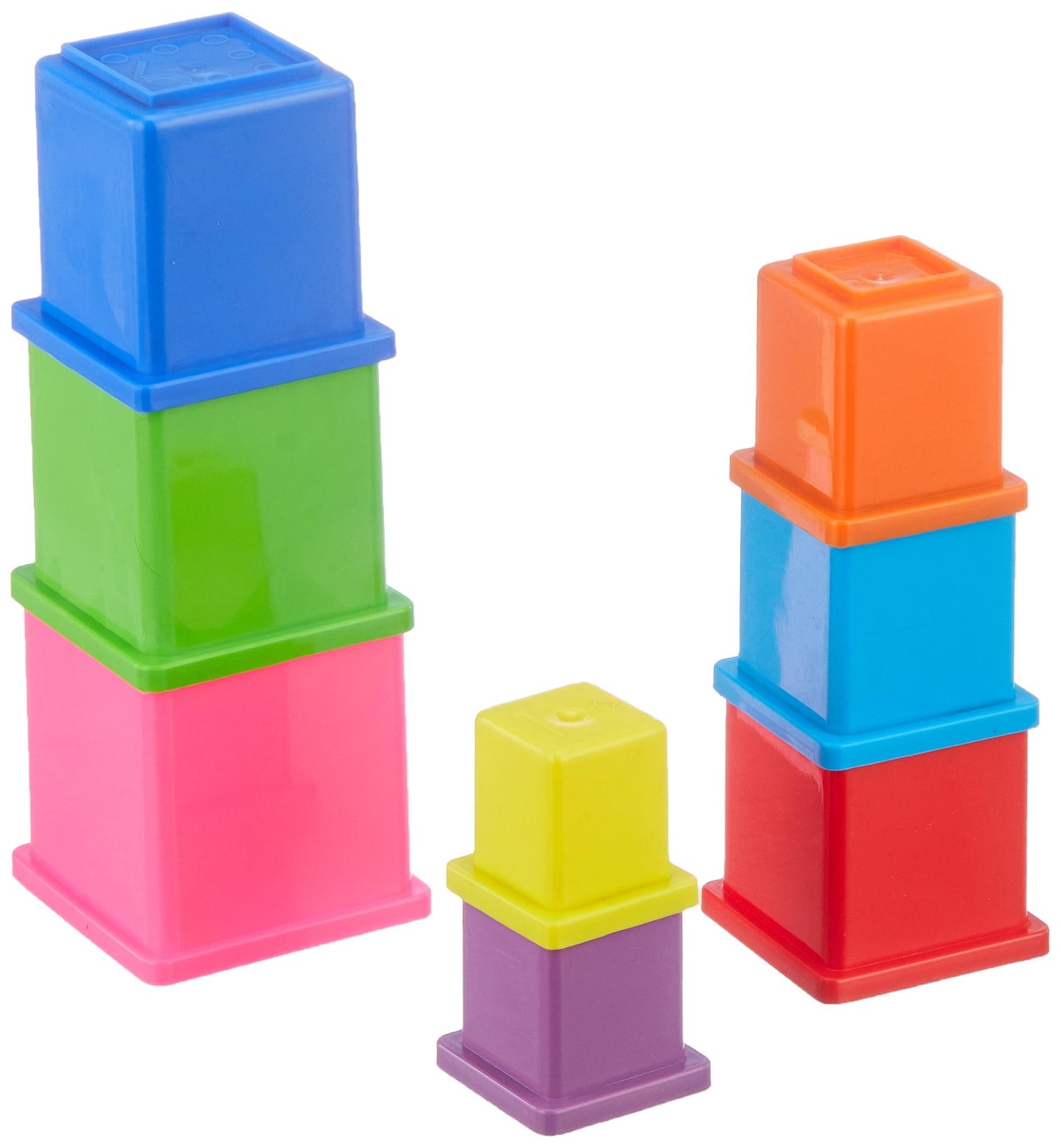 Intra Kids StackOCubes  8 Colorful Nesting & Stacking Cubes For Babies & Toddlers  Early Learning & Motor Skills Toy For Kid