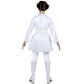 Star Wars Princess Leia Official Youth Halloween Costume - Hooded Dress With Belt And Wig (M) Multi