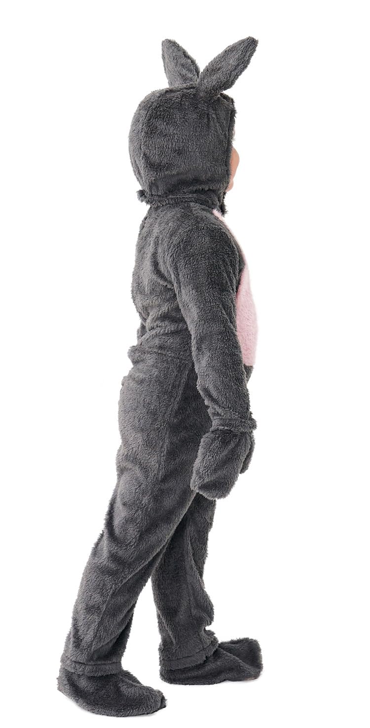 XSDZSWQY Kids Easter Bunny Costume Grey Rabbit Animal Plush Set Onesie for Child Christmas Halloween Cosplay Onepiece. (Grey, 10