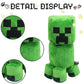 Pixel-Style Game Basic Plush Character Soft Toy  Video Game-Inspired Collectible Plushies Gifts for Kids & Fans (Creeper)