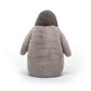 Jellycat Percy Penguin Stuffed Animal, Grey Plush Toy, Medium 9.5 inches - Perfect Classic Gift for Kids