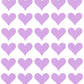 19Mm (3/4 Inch) Pastel Purple Heart Sticker Sheets Crafting Labels For Decorations And Party Supplies - 4320 Pack By Royal Green