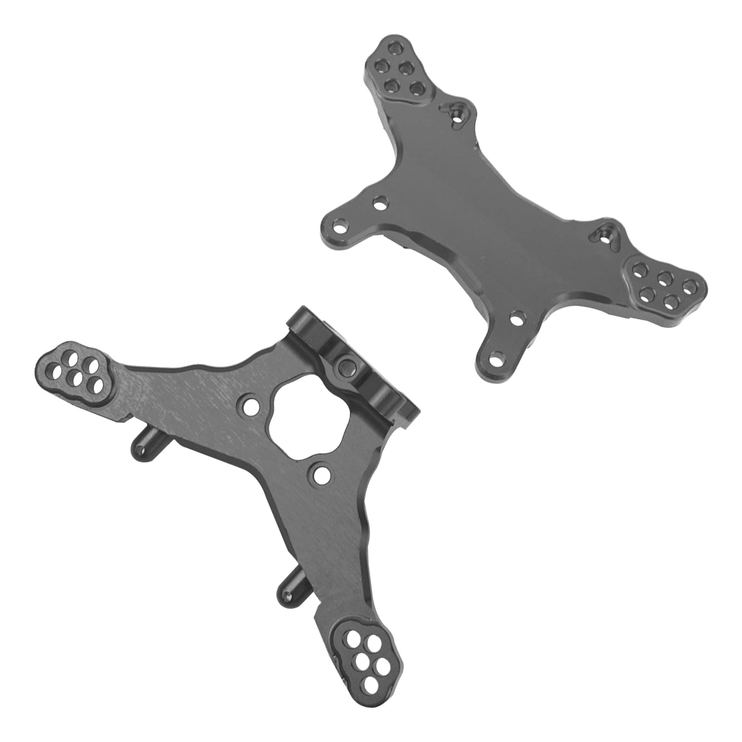 Vgoohobby Metal Front & Rear Shock Tower RC Shocks Damper Mount Set Compatible with Losi 1/18 Mini-T 2.0 2WD Stadium RC Truck Ho