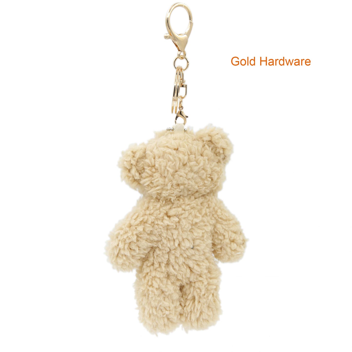 Zitokin Bear Plush Keychain Toys For Kids With Purple Heart 5'' Inch Stuffed Teddy Plushie Backpack Purse Pendant Gift For Girls