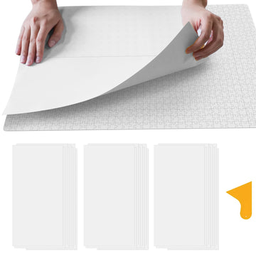 ALL4JIG Puzzle Saver - 24-Pack Puzzle Glue Sheets for 1000-3000 Pieces, Self-Adhesive Sticker Sheets, Easy to Preserve & Frame J