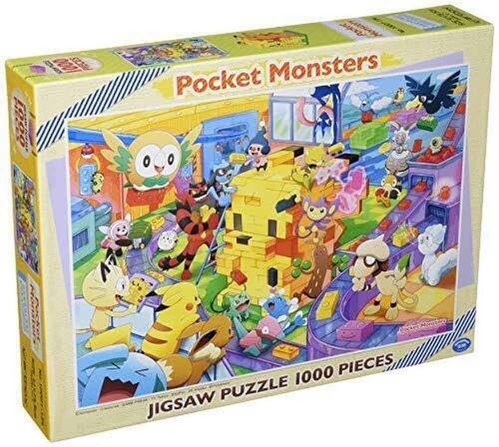 Ensky - Pok  Mon - Lets Make It Together Pikachu Blocks, 1000 Piece Jigsaw Puzzle
