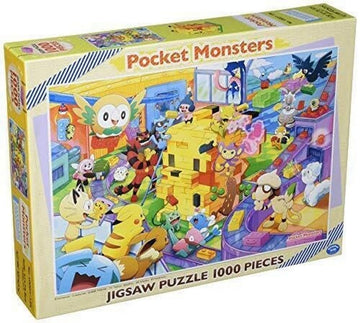 Ensky - Pok  Mon - Lets Make It Together Pikachu Blocks, 1000 Piece Jigsaw Puzzle