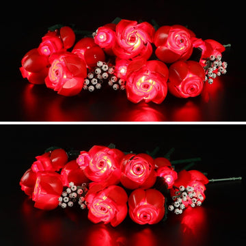 Lightailing Light For Lego- 10328 Bouquet Of Roses - Led Lighting Kit Compatible With Lego Building Blocks Model - Not Included The Model Set