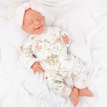 Kuiceo Reborn Baby Dolls That Lifelike -17 Inch Full Body Silicone Sleeping Baby Girl Handmade Face Realistic Body Details For C