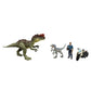 Jurassic World Dominion 3 Pack Figures & Dinosaurs, Owen Grady Motorcycle Yangchuanosaurus & Blue, Helmet & Tranquilizer, Ages 4 Years & Up, Multicolor (Hlp79)
