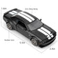 LOVEPOSELY Diecast Car Model 1:36 Dodge Challenger SRT Hellcat - Black Zinc Alloy DIY Kit for Kids