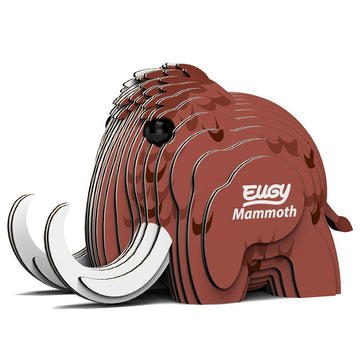 Eugy Mammoth 3D Puzzle, 22 Piece Eco-Friendly Educational Toy Puzzles For Boys, Girls & Kids Ages 6+