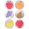 READY 2 LEARN Giant Stampers - Fruit - Set of 6 - Easy to Hold Foam Stamps for Kids - Arts and Crafts Stamps for Displays, Poste