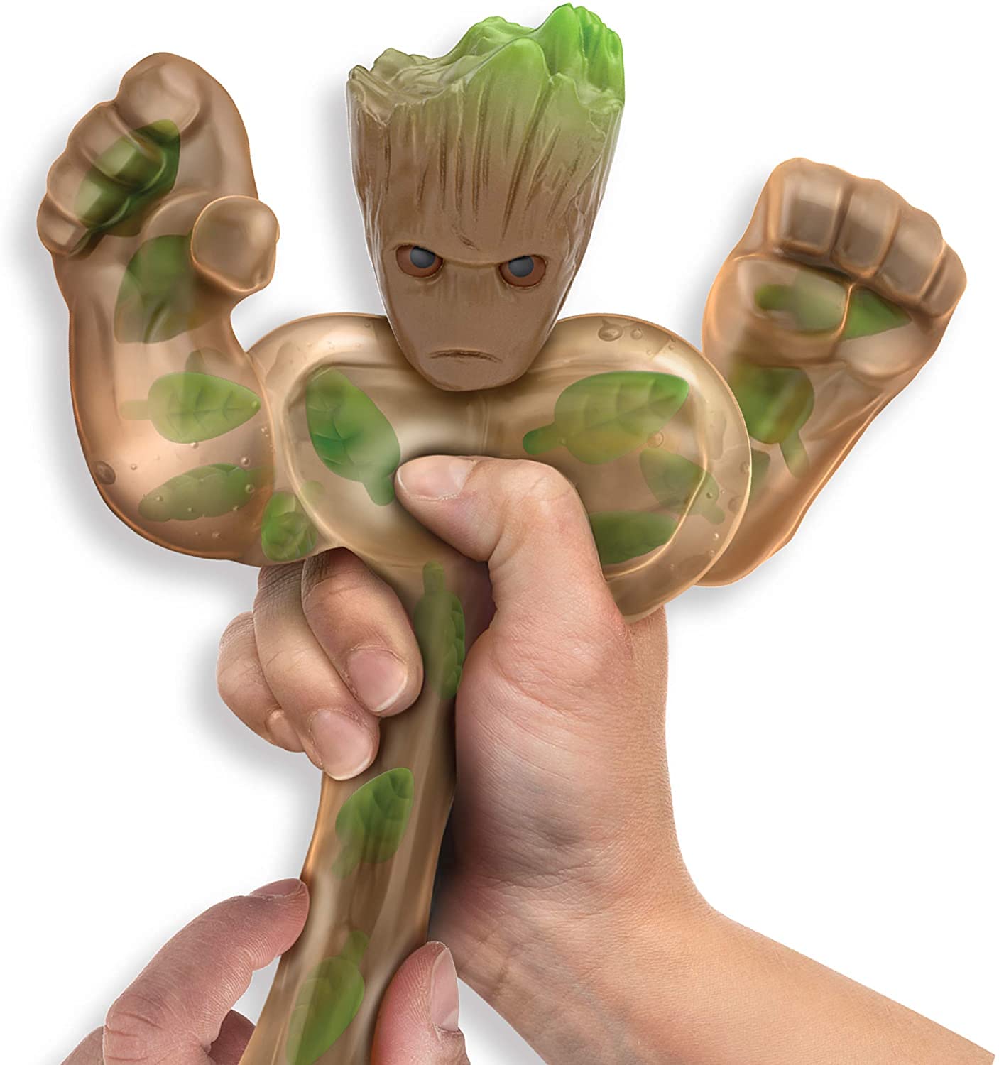 Heroes of Goo Jit Zu Marvel Hero Pack - Groot, Multicolor, Model 41098, PVC Material